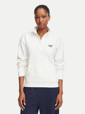 Lacoste Bluza SF8504 Kremowy Relaxed Fit