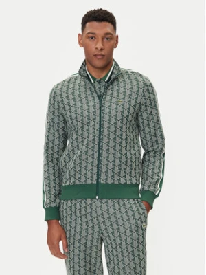 Lacoste Bluza SH1368 Zielony Regular Fit