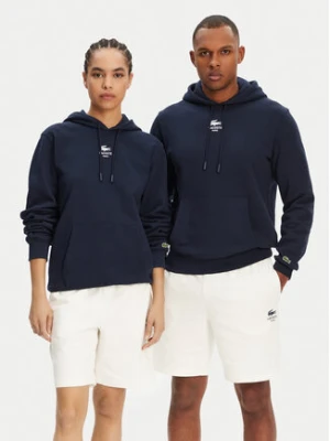 Lacoste Bluza SH2740 Granatowy Regular Fit