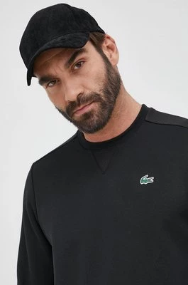 Lacoste bluza SH9604 męska kolor czarny gładka