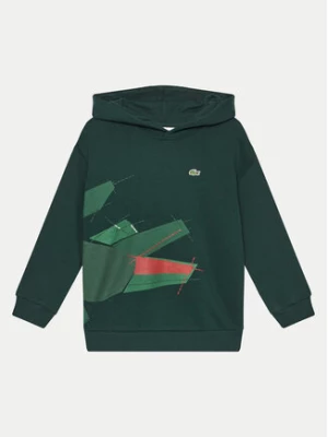 Lacoste Bluza SJ2561 Zielony Oversize