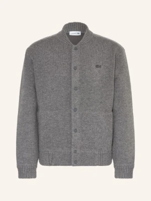 Lacoste Bluza Z Dzianiny Z Wełną Merynosową grau