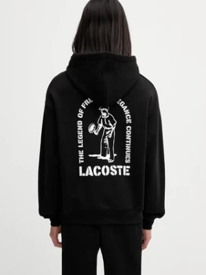 Lacoste bluza z kapturem bawełniana męska
