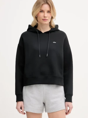 Lacoste bluza z kapturem damska z bawełną