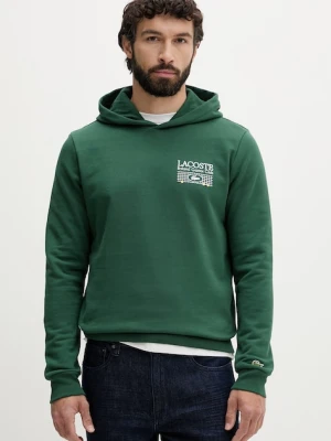 Lacoste bluza z kapturem męska bawełniana