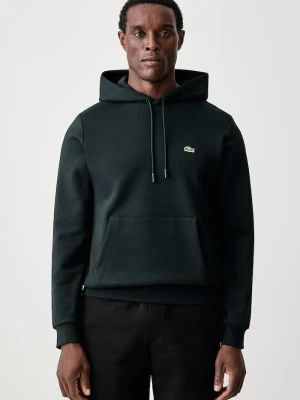 Lacoste bluza z kapturem męska bawełniana zielony