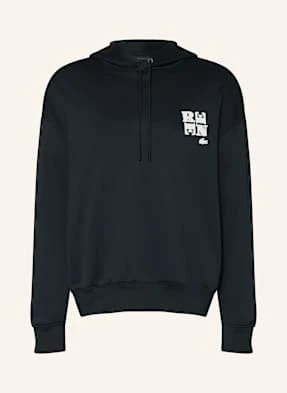 Lacoste Bluza Z Kapturem schwarz