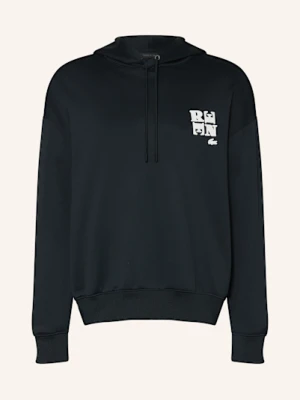 Lacoste Bluza Z Kapturem schwarz