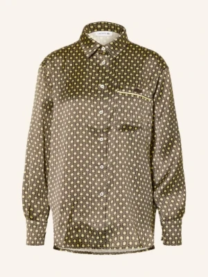 Lacoste Bluzka Koszulowa Z Satyny braun