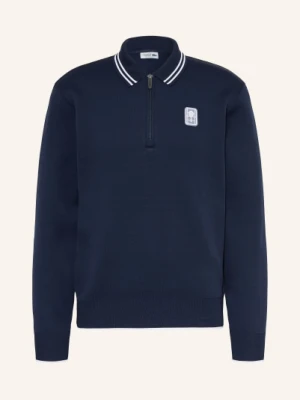 Lacoste Bluzka Polo Z Dzianiny Dresowej blau