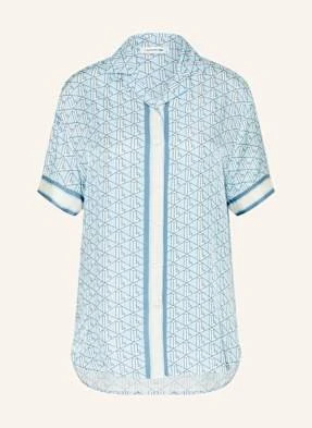 Lacoste Bluzka Satynowa blau