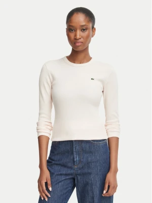 Lacoste Bluzka TF1692 Różowy jasny Slim Fit
