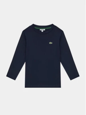 Lacoste Bluzka TJ1123 Granatowy Regular Fit