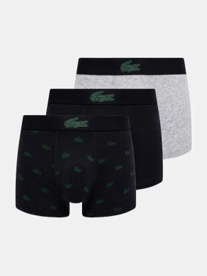 Lacoste bokserki 3-pack czarny