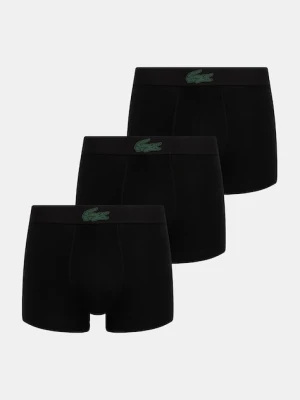 Lacoste bokserki 3-pack kolor czarny 5H4962