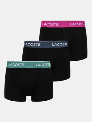 Lacoste bokserki 3-pack męskie kolor czarny 5H1297