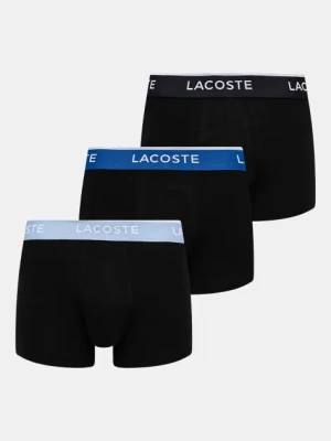 Lacoste bokserki 3-pack męskie kolor czarny 5H1297