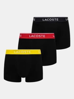 Lacoste bokserki 3-pack męskie kolor czarny 5H1297