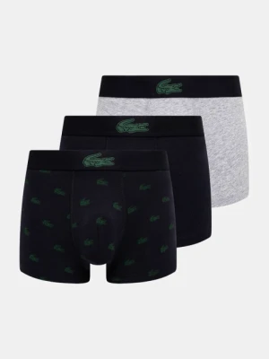 Lacoste bokserki 3-pack męskie kolor czarny 5H5154