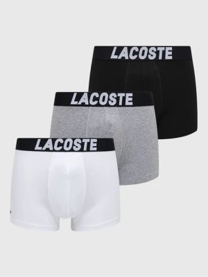 Lacoste bokserki (3-pack) męskie kolor czarny