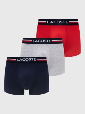 Lacoste bokserki 3-pack męskie kolor czarny