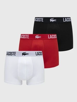 Lacoste bokserki 3-pack męskie kolor czerwony