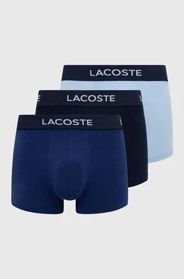 Lacoste bokserki 3-pack męskie kolor granatowy