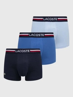 Lacoste bokserki 3-pack męskie kolor granatowy