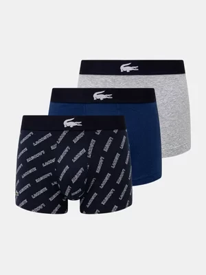 Lacoste bokserki 3-pack męskie kolor granatowy