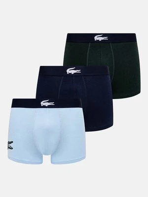 Lacoste bokserki 3-pack męskie kolor niebieski