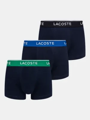 Lacoste bokserki 3-pack męskie kolor niebieski