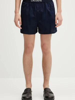 Lacoste bokserki bawełniane 3-pack kolor granatowy 7H1283