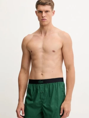 Lacoste bokserki bawełniane 3-pack kolor zielony 7H4961