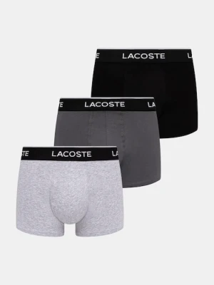 Lacoste bokserki dopasowane męskie bawełniane z elastanem 3-pack
