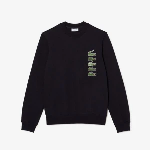 Lacoste Classic Fit Croc Print Sweatshirt
