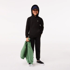 Lacoste Çocuk Kapüşonlu Siyah Sweatshirt