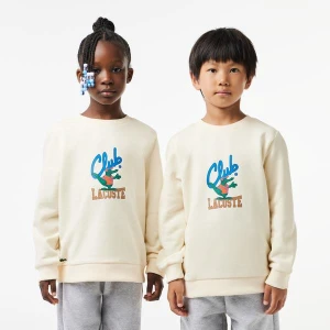 Lacoste Contrast Signature Print Sweatshirt