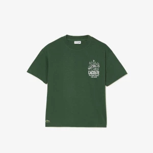 Lacoste Cotton Jersey Branded T-shirt