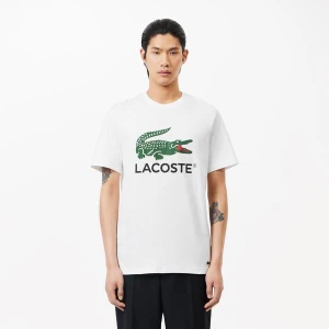 Lacoste Cotton Jersey Signature Print T-shirt