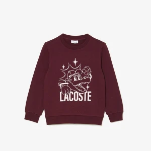 Lacoste Crocodile Print Cotton Sweatshirt