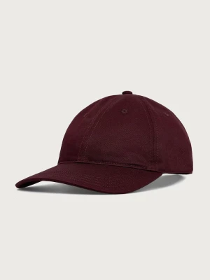 Lacoste czapka bejsbolówka bawełniana bordowy