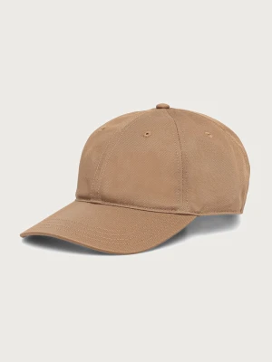 Lacoste czapka bejsbolówka bawełniana brązowy