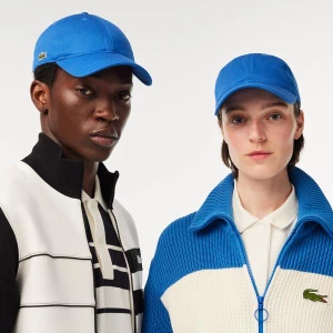 Lacoste czapka unisex z diagonalu z bawełny organicznej