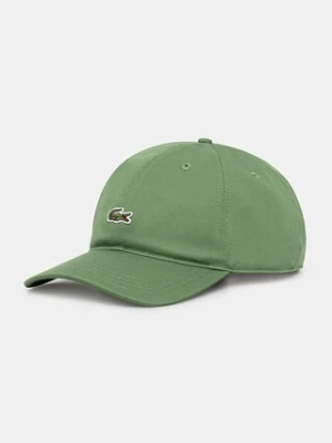 Lacoste czapka z daszkiem bawełniana