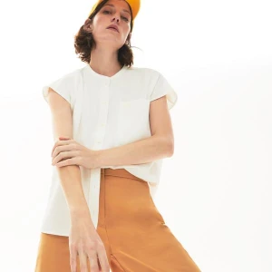 Lacoste Damska Elegancka Koszula Bez Rękawów