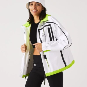 Lacoste damska nylonowa wiatrówka 2-w-1