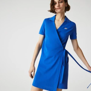 Lacoste Damska sukienka polo L!VE z elastycznej bawełny piki, z obwódką