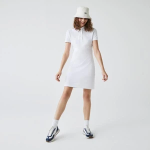 Lacoste Damska sukienka polo z elastycznej bawełny piki