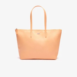 Lacoste damska torebka tote bag L.12.12 Concept zapinana na zamek błyskawiczny