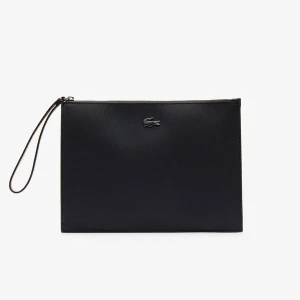Lacoste Damski Portfel Obszyty Płótnem Z Piki Z Zamkiem Błyskawicznym Anna